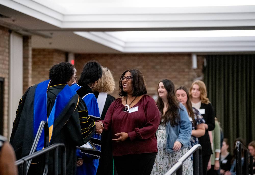 Awardee receiving award 15